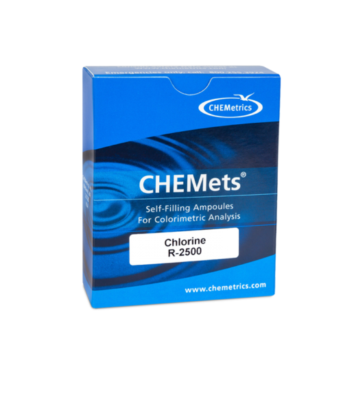 R-2500 Chlorine CHEMets® Refill Packaging