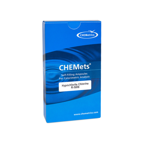 R-5808 Chlorine (hypochlorite) CHEMets® Refill Packaging