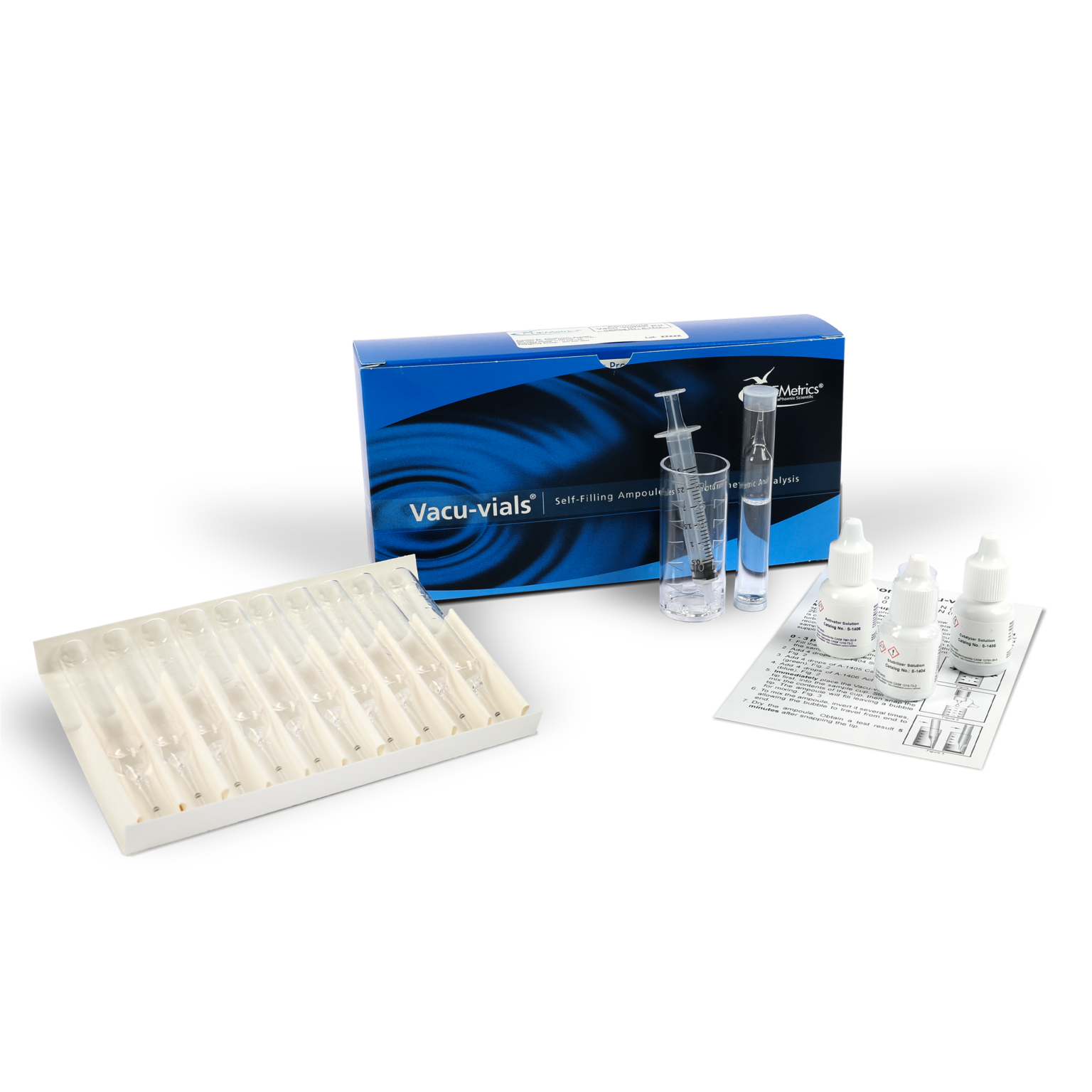 Vacu-vials Ammonia Test Kit (K-1413) | CHEMetrics