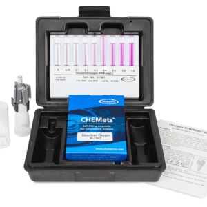 K-7501 Dissolved Oxygen CHEMets® Visual Test Kit Contents and Packaging