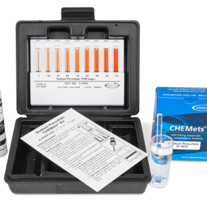 K-7870 Persulfate CHEMets® Visual Test Kit Contents and Packaging