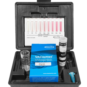 K-8012D Phenols VACUettes® Visual Test Kit Contents and Packaging