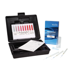 K-7004C Nitrite VACUettes® Visual Test Kit Contents and Packaging