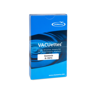 R-1501C Ammonia VACUettes® Visual High Range Refill Packaging