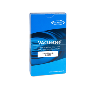 R-4605B Formaldehyde VACUettes® Visual Refill Packaging