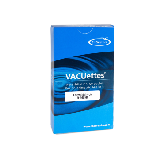 R-4605B Formaldehyde VACUettes® Visual Refill Packaging