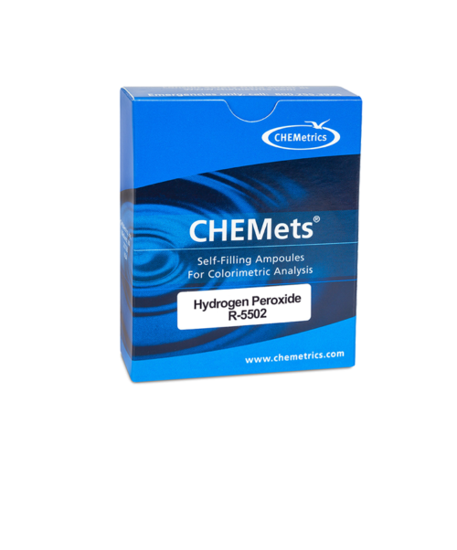 R-5502 Hydrogen Peroxide CHEMets® Visual Refill Packaging