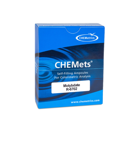 R-6702 Molybdate CHEMets® Visual Refill Packaging
