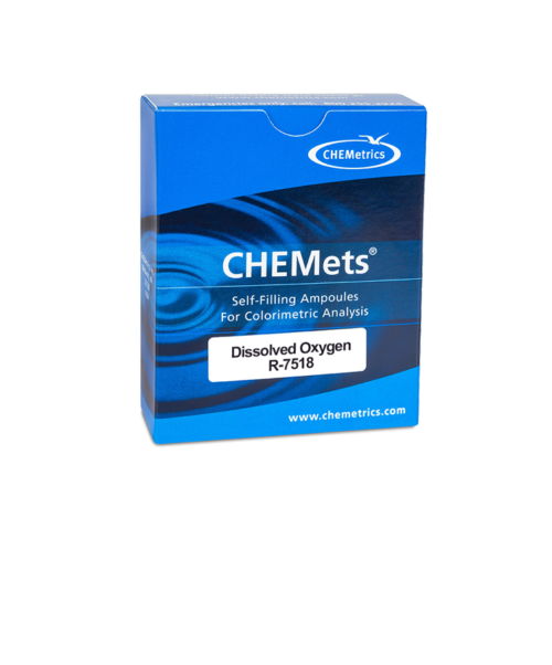 R-7518 Dissolved Oxygen CHEMets® Visual Refill Packaging