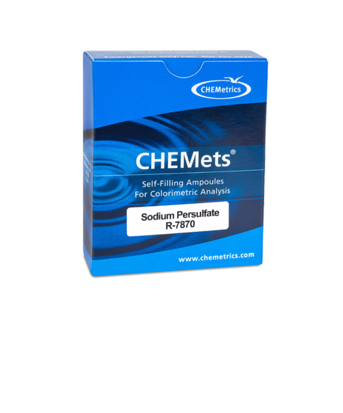R-7870 Persulfate CHEMets® Visual Refill Packaging