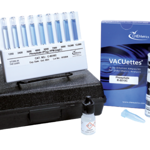 K-8510C Phosphate, ortho VACUettes® Visual Test Kit Contents and Packaging