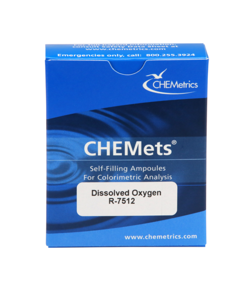 R-7512 Dissolved Oxygen CHEMets® Visual Refill Packaging