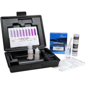 K-4605 Formaldehyde CHEMets® Visual Test Kit Contents and Packaging