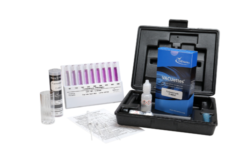 K-4605A Formaldehyde VACUettes® Visual Test Kit Contents and Packaging