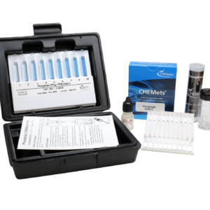 K-8510 Phosphate, ortho CHEMets® Visual Test Kit Contents and Packaging