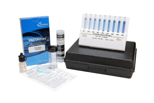 K-8510A Phosphate, ortho VACUettes® Visual Test Kit Contents and Packaging