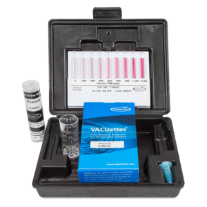 K-8012C Phenols VACUettes® Visual Test Kit Contents and Packaging