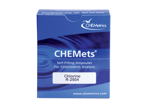 R-2504 Chlorine (free & total) CHEMets® Refill Packaging