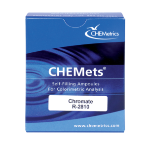 R-2810 Chromate (hexavalent) CHEMets® Visual Test Refill Packaging