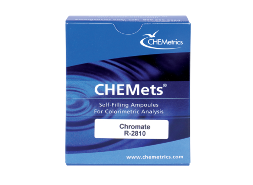 R-2810 Chromate (hexavalent) CHEMets® Visual Test Refill Packaging