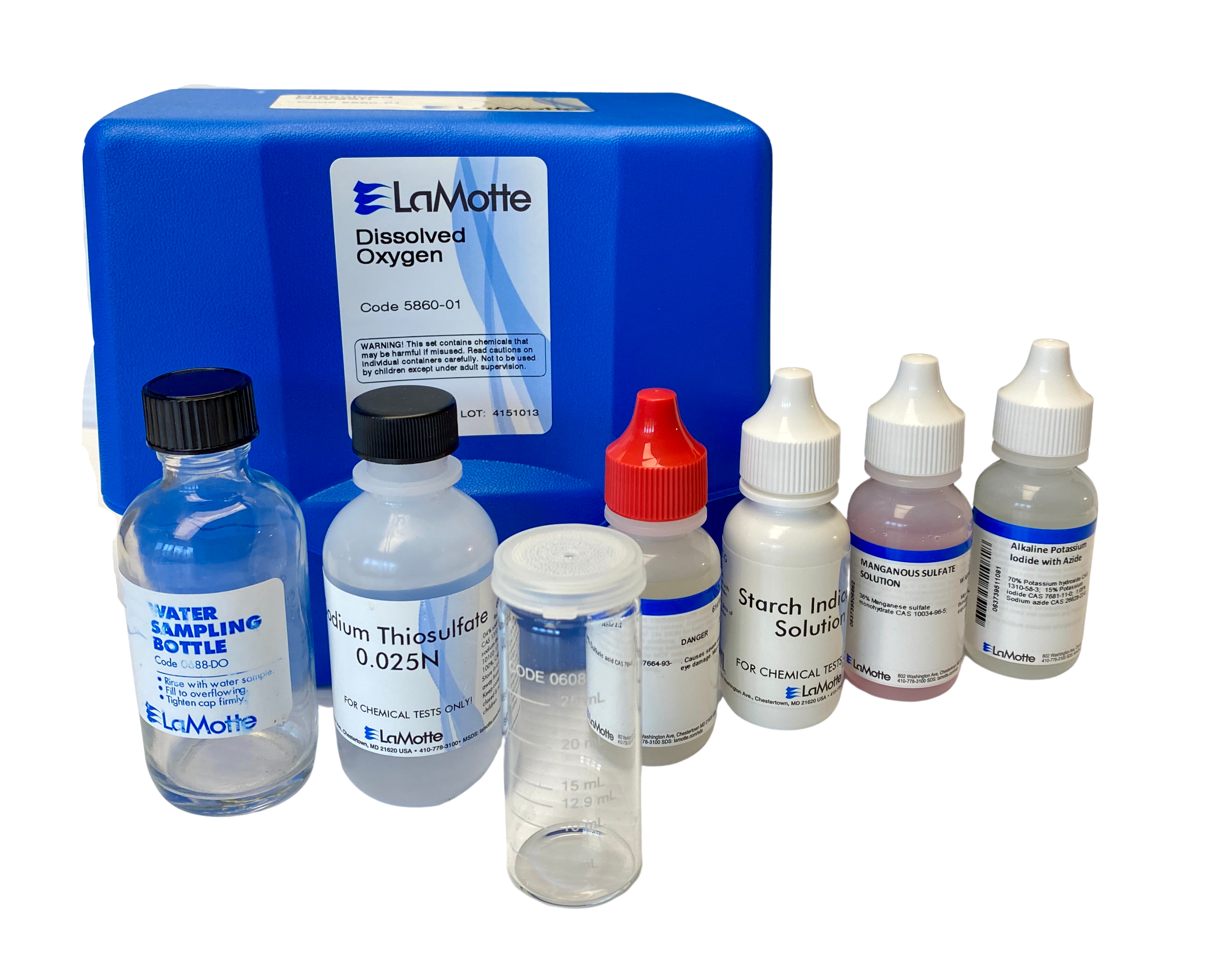 A photo of LaMotte's 5860-01 Test Kit for Dissolved Oxygen