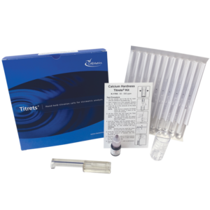 K-1705 Calcium Hardness Titrets Kit Packaging and Contents